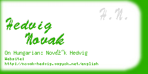 hedvig novak business card